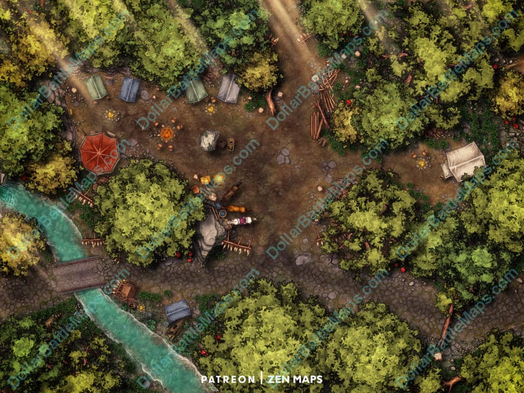 Elven Forest 2 - Map Pack, Battlemaps