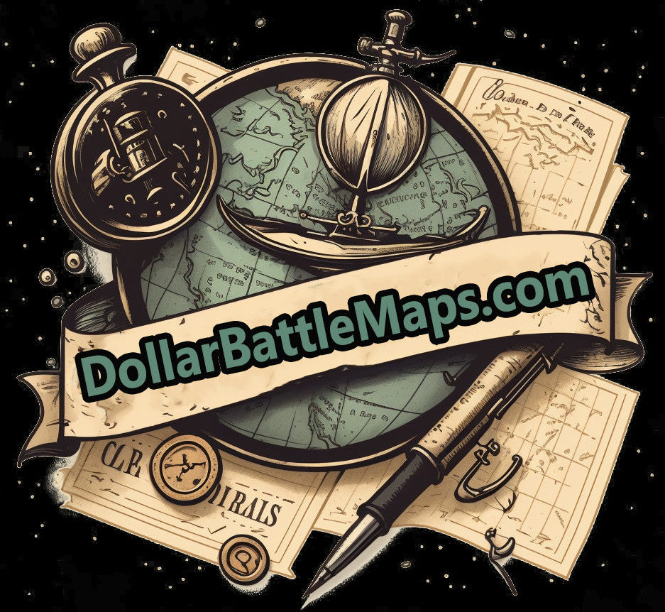 White Citadel City map Pack - 5 Maps! – Dollar BattleMaps