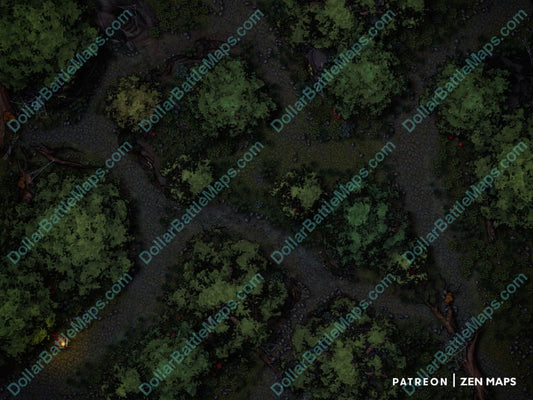 Forbidden Woods Rpg Battlemap