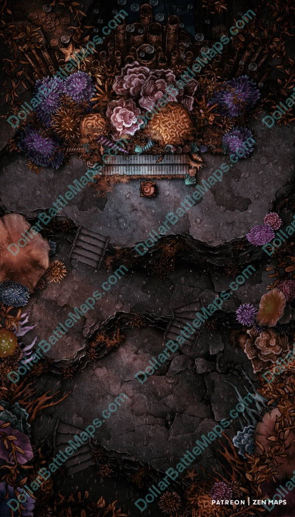 Ocean Song Temple Rpg Battlemap