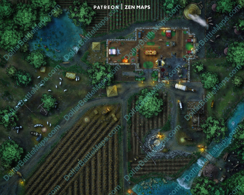 Paradise Farm - Day And Night Maps