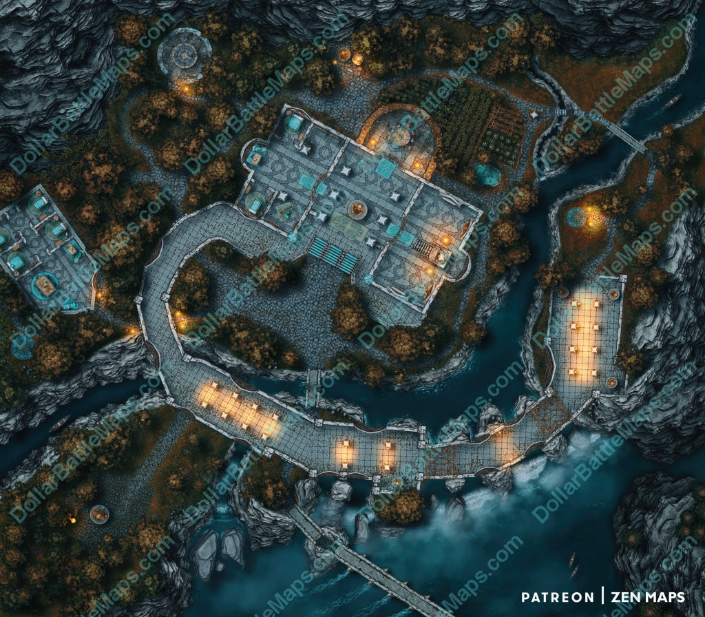 Riverdell Elven Sanctuary Map Pack - 4 Maps